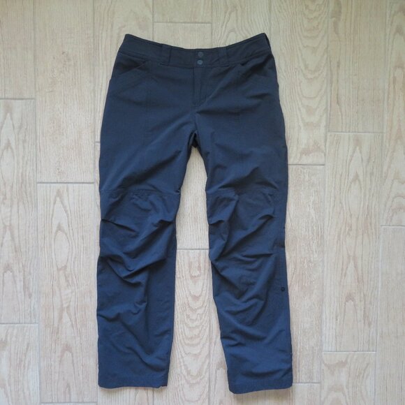 REI Co-op Screeline Women's Nylon Hiking Pants Size 8 Petite Black Regular Fit - Picture 1 of 9